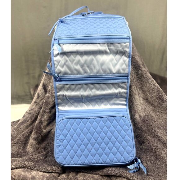 Vera Bradley Cotton Hanging Travel Organizer Light Blue Accessorie One Size:NWOT - Picture 2 of 7